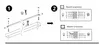 Diagrams showing how to install a light fixture and wiring options. Náhled obrázku produktu