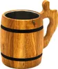 MyBer® Bierkrug aus Massivholz Eiche Krug Holzkrug ca. 0,5L Produktbild-Vorschau 1