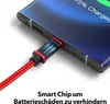 USB-C Kabel Nylon Schnell Ladekabel Datenkabel für Samsung Produktbild-Vorschau 5