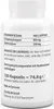 A white bottle of dietary supplements with a label showing ingredients and storage information. Produktbild-Vorschau