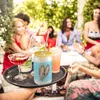 Otter Paar Trinkglas mit Bambusdeckel im Aquarell-Stil Produktbild-Vorschau 4