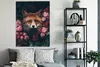 MuchoWow® - Leinwandbilder - Fuchs - Blumen - Tiere, Produktbild-Vorschau 6