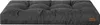 A dark gray rectangular dog bed with tufted cushioning. Náhled obrázku produktu
