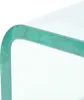 vidaXL Table TV/rehausse d'écran verre transparent Voir les images du produit 10