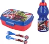 Marvel Avengers 4er Set Lunchbox mit Trinkbecher und Produktbild-Vorschau 1