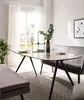 home24 Esstisch - Keramik / Metall - Rauchgrau / Schwarz Produktbild-Vorschau 4