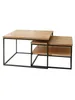 holz4home® Couchtisch 2er-Set aus hochwertigem Eichenholz I Produktbild-Vorschau 1