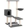 vidaXL Graffiatoio in sisal grigio scuro 94,5 cm Anteprima dell’immagine prodotto 1