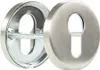 Profilzylinder PZ Rosette edelstahl Ø 53 mm Produktbild-Vorschau 1