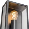 Industrialna lampa ścienna zewnętrzna czarna ze szkłem 25,5 Podgląd zdjęcia produktu 6