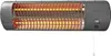 A wall-mounted electric heater with glowing heating elements. Voir les images du produit