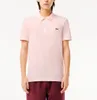Lacoste L1212 Short Sleeved Ribbed Collar S Couleur Rose Voir les images du produit 1
