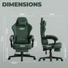 Silla de gaming GTPLAYER, ergonómica, ideal para jugar, Vista previa de la imagen del producto 6
