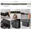 Wand-Wäschetrockner, ausziehbar, 18 Haken, 128 cm, schwarz Voir les images du produit