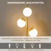HOMCOM stojaca lampa, 40 W, s päticou E27, bez žiarovky Náhľad obrázku produktu 6