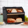 Bambus Brotkasten mit Belüftung,Großer Brotbox 2 Etagen und Produktbild-Vorschau 5