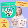 Magnetisches Spiel Rätsel Erstaunliche Tiere, 46 Magnete, Produktbild-Vorschau 7