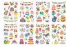 Geburtstag Sticker für Kinder,16 Bögen Sticker Produktbild-Vorschau 1