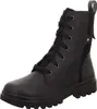 A black lace-up boot is shown against a white background. Produktbild-Vorschau