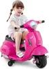 COSTWAY motorino elettrico per bambini, Vespa 6V con faro e Anteprima dell’immagine prodotto 1
