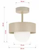 Luxolar – LED stropní svítidlo béžovo-šedé G9 15 W – Náhled obrázku produktu 8