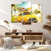 Bild auf Leinwand - Leinwandbild - Auto Strand Reise Sommer Produktbild-Vorschau 7