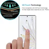 A diagram illustrating the layers of a screen protector and a finger touching a phone screen. Produktbild-Vorschau