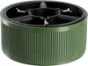 A green Christmas tree stand with a black interior. Podgląd zdjęcia produktu