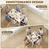 HOMCOM Esstisch ausziehbar, 80/120 x 70 cm Küchentisch mit Produktbild-Vorschau 4