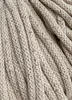 A close-up view of a coiled beige rope with visible texture and small brown flecks. Anteprima dell’immagine prodotto