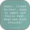 Mr. & Mrs. Panda Untersetzer Glas Spruch Danke Nachbar - Produktbild-Vorschau 1