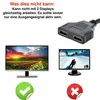 HDMI Splitter 1x2 HDMI Verteiler 1 in 2 Out für Dual Produktbild-Vorschau 2