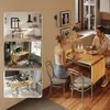 SoBuy Tavolo a muro Estensibile con piano in legno Stile Anteprima dell’immagine prodotto 8