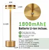 ZMH LED Lampe de table 2ER Lampe de table Batterie Sans fil Voir les images du produit 4