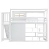 Kinder-Etagenbett mit Rutsche & Schrank – 3-in-1 Design mit Produktbild-Vorschau 18