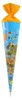 Goldbuch Schultüte mit Weltkarten Motiv 70cm Lackkarton Produktbild-Vorschau 2