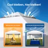 Quictent Pavillon 3x3m Wasserdicht Faltpavillon Stabil Produktbild-Vorschau 2