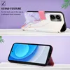 Tecno Camon 19 Hülle, Marmor Motiv Kunstleder Tasche Wallet Produktbild-Vorschau 3