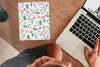 MuchoWow® Mauspad Mousepad Muster - Blumen - Blätter 19x23 Produktbild-Vorschau 4