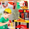 Kinderwerkbank mit batteriebetriebener Bohrmaschine und Produktbild-Vorschau 6