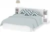 Tête de lit avec rangement pour lit 160 cm Blanc brillant Voir les images du produit 14