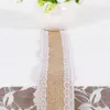 Natürliches Jute-Sackleinenband mit weißer Spitze, Produktbild-Vorschau 3