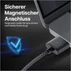USB-C auf Magnetisches 3 Kabel – 2m 140W Schnellladen – Produktbild-Vorschau 6