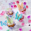 BackDecor 12 bunte Schmetterlinge | 8 bunte Blumen aus Produktbild-Vorschau 5