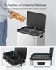 SONGMICS Mülleimer Küche, Mülltrennsystem 2x15L, 2 Produktbild-Vorschau 9