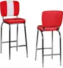 sada 2 barových židlí American Diner bar stool 50. léta Náhled obrázku produktu 1