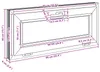 Okienko do piwnicy vidaXL RISOR, 90 x 40 cm, PVC i szkło Podgląd zdjęcia produktu 8