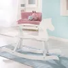 Wooden Rocking Horse - ROBA - Removable Safety Bar - White Anteprima dell’immagine prodotto 8