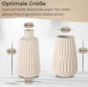 TOPANBIETER 999 Porzellan Vase 2er-Set beige matt Produktbild-Vorschau 2