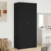 vidaXL Kleiderschrank mit Tür Schwarz Eichen-Optik 90 x 52 Produktbild-Vorschau 2